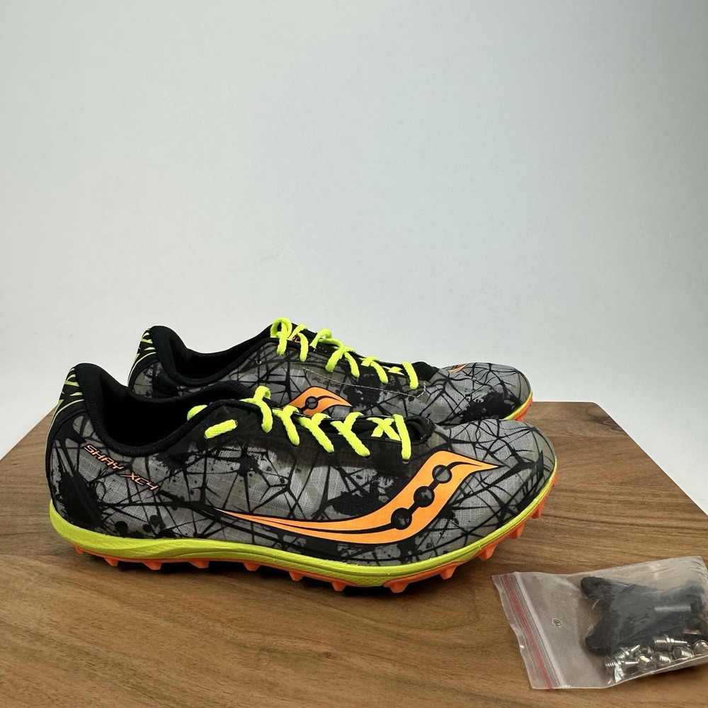 New Womens Saucony Shay XC4 Racing Track & Field Spiked Running Shoes Sz 10